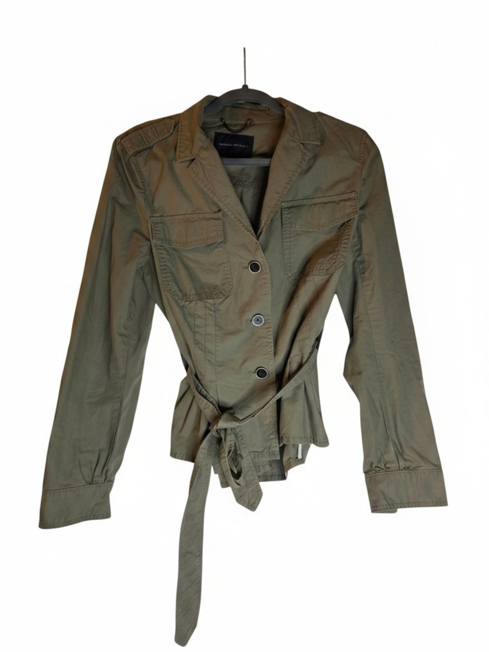 Banana Republic Olive Utility Belted Jacket